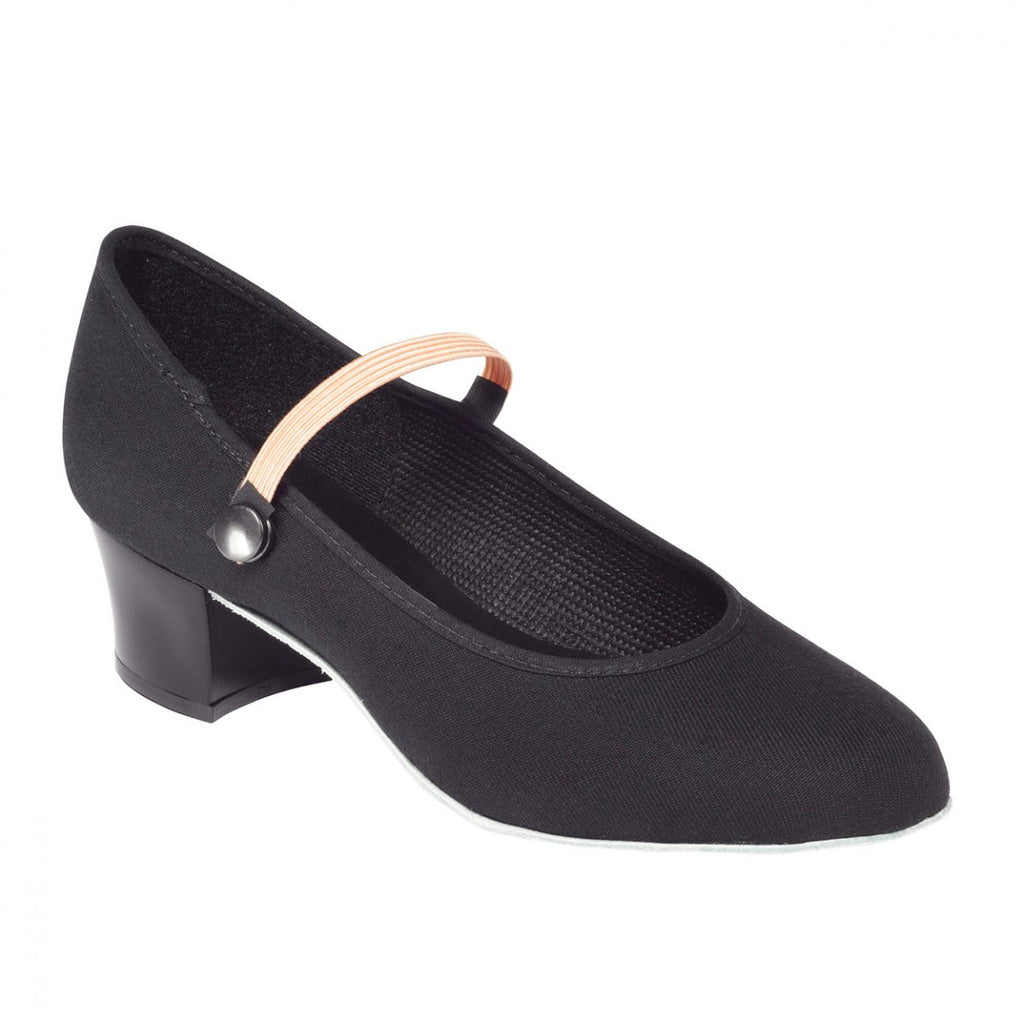 Tappers & Pointers - Canvas Character Cuban Heel Shoe