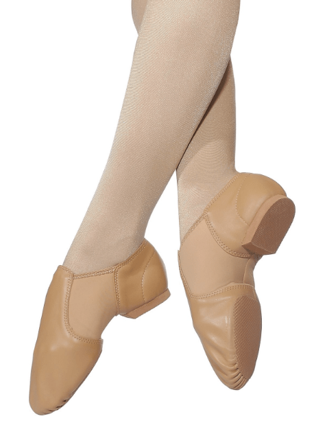 Tan split sole jazz shoes sales